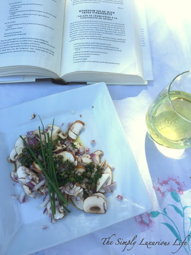 Mushroom Salad with Caper Vinaigrette: A Vegetable Salad with French Flair