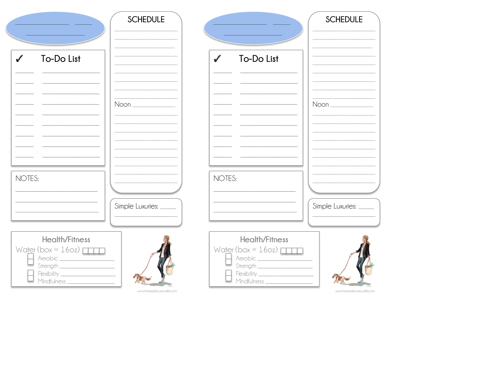 COMPACT – Dog-Walker All-Inclusive Planner