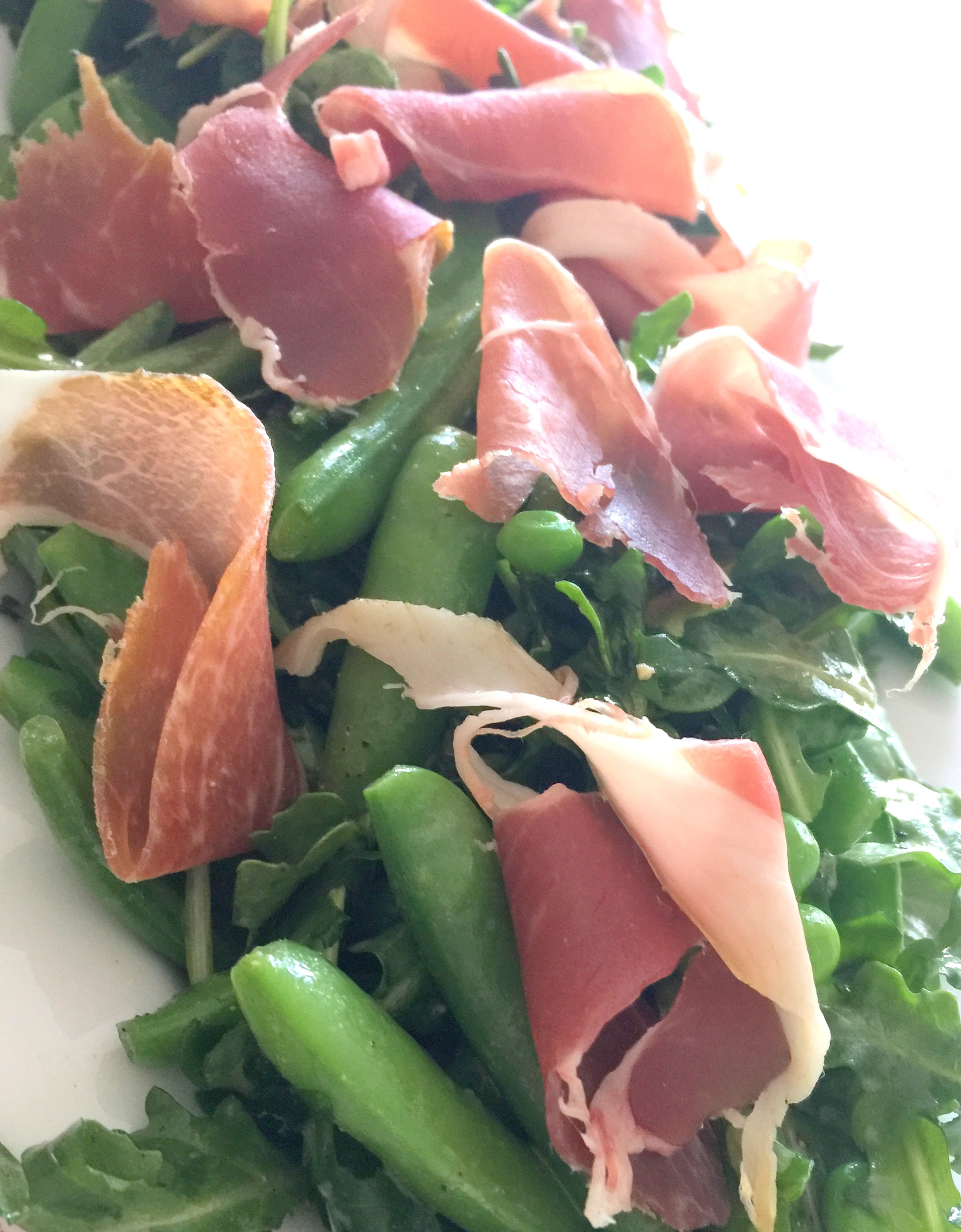 A Simple Spring Side: Prosciutto & Pea Salad – The Simply Luxurious Life®
