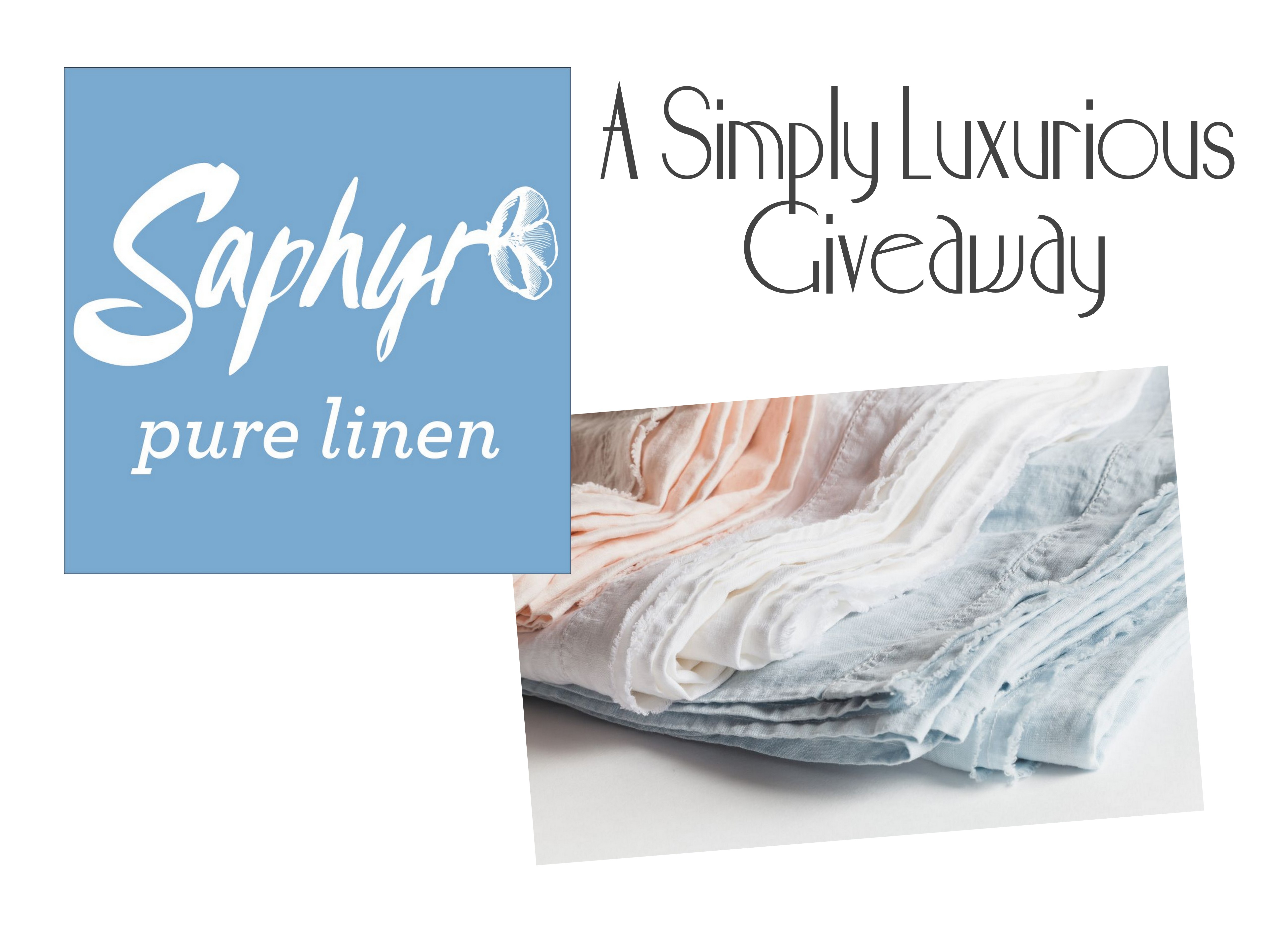 TSLL French Week Begins: A French Linen Giveaway