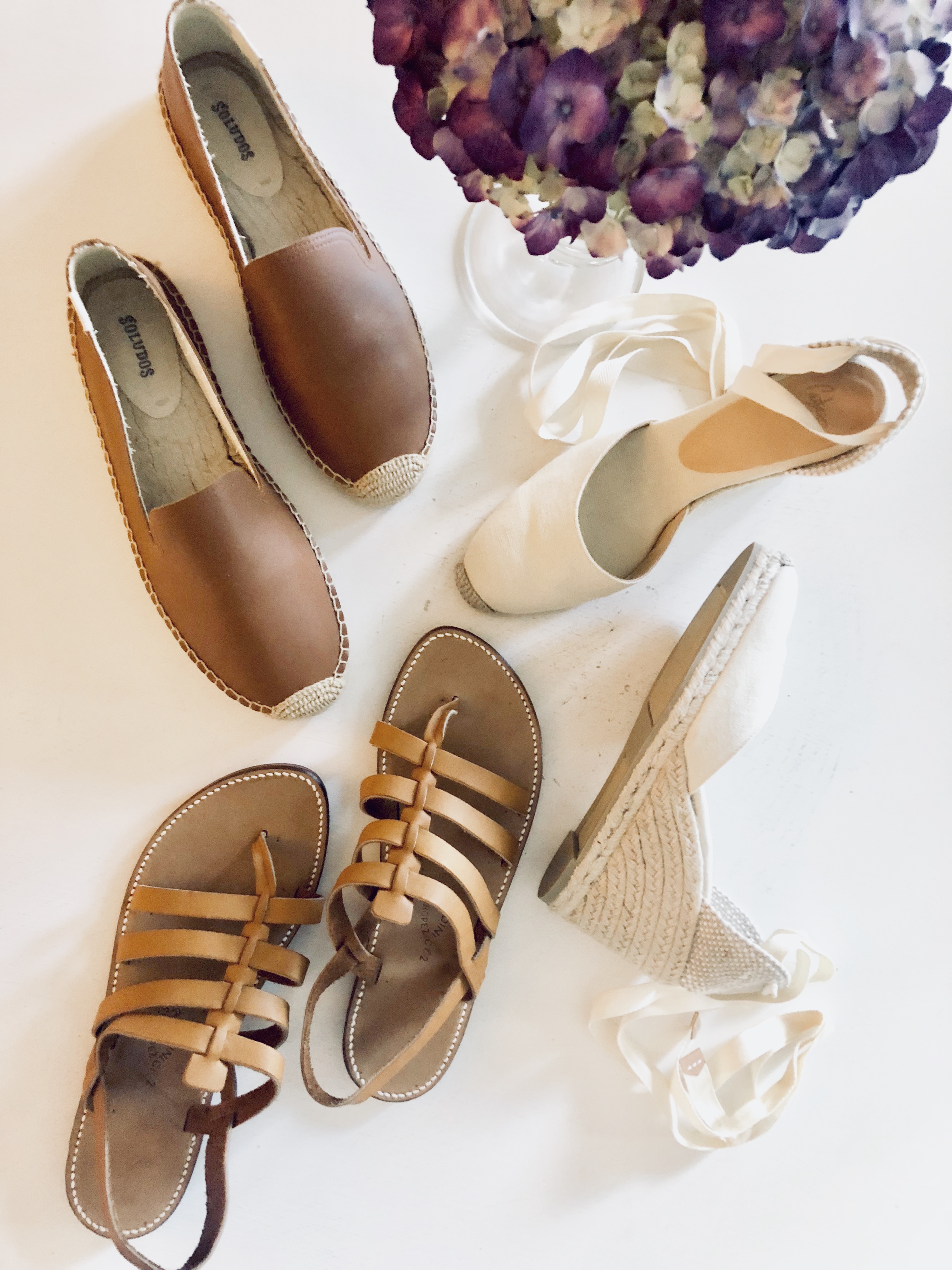 Summer Shoe Capsule for Provence Traveling