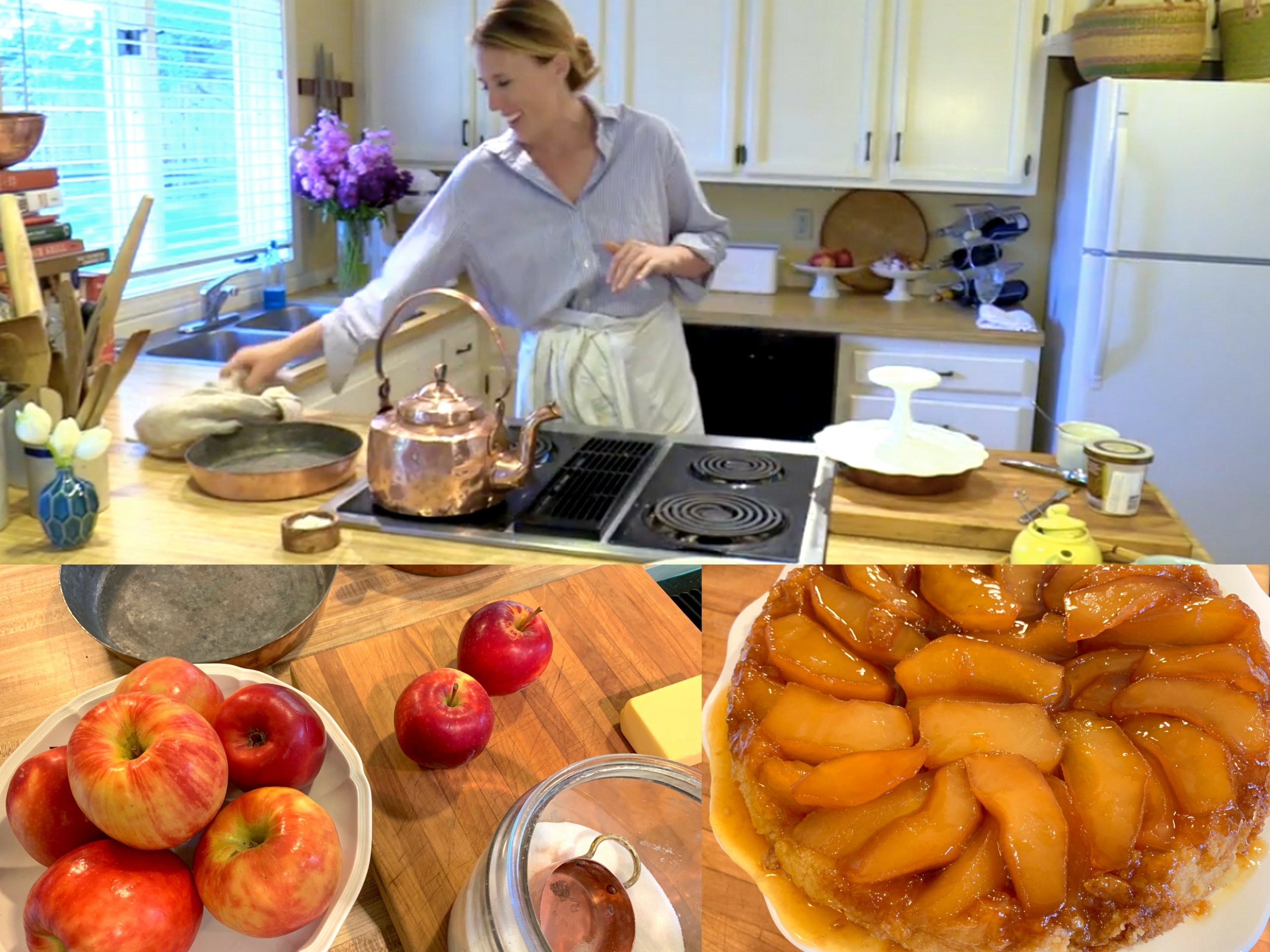 Apple Tarte Tatin, plus How to Polish Copper