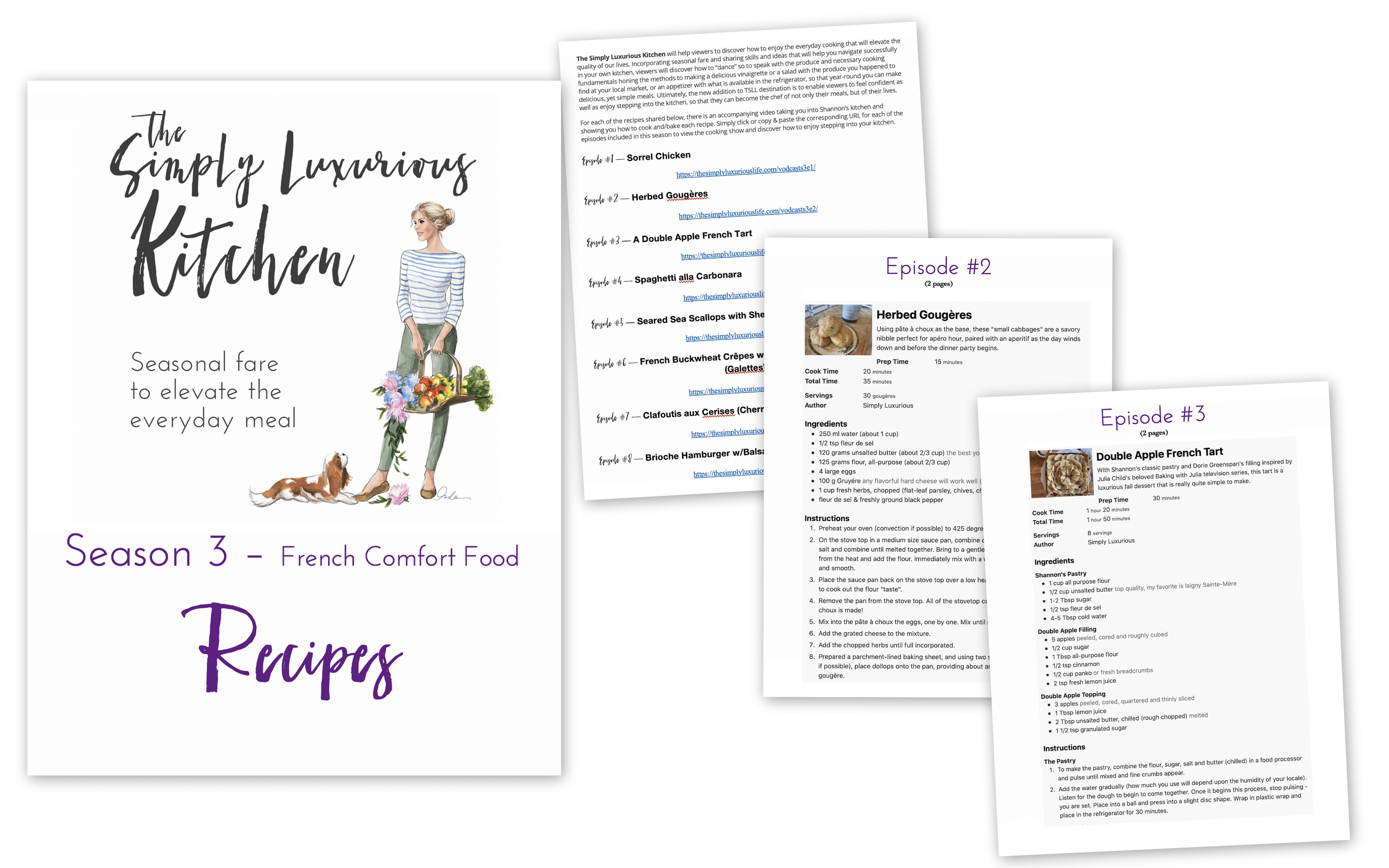 Season 3 Cookbook is Now Available!  TSLKitchen Cooking Show