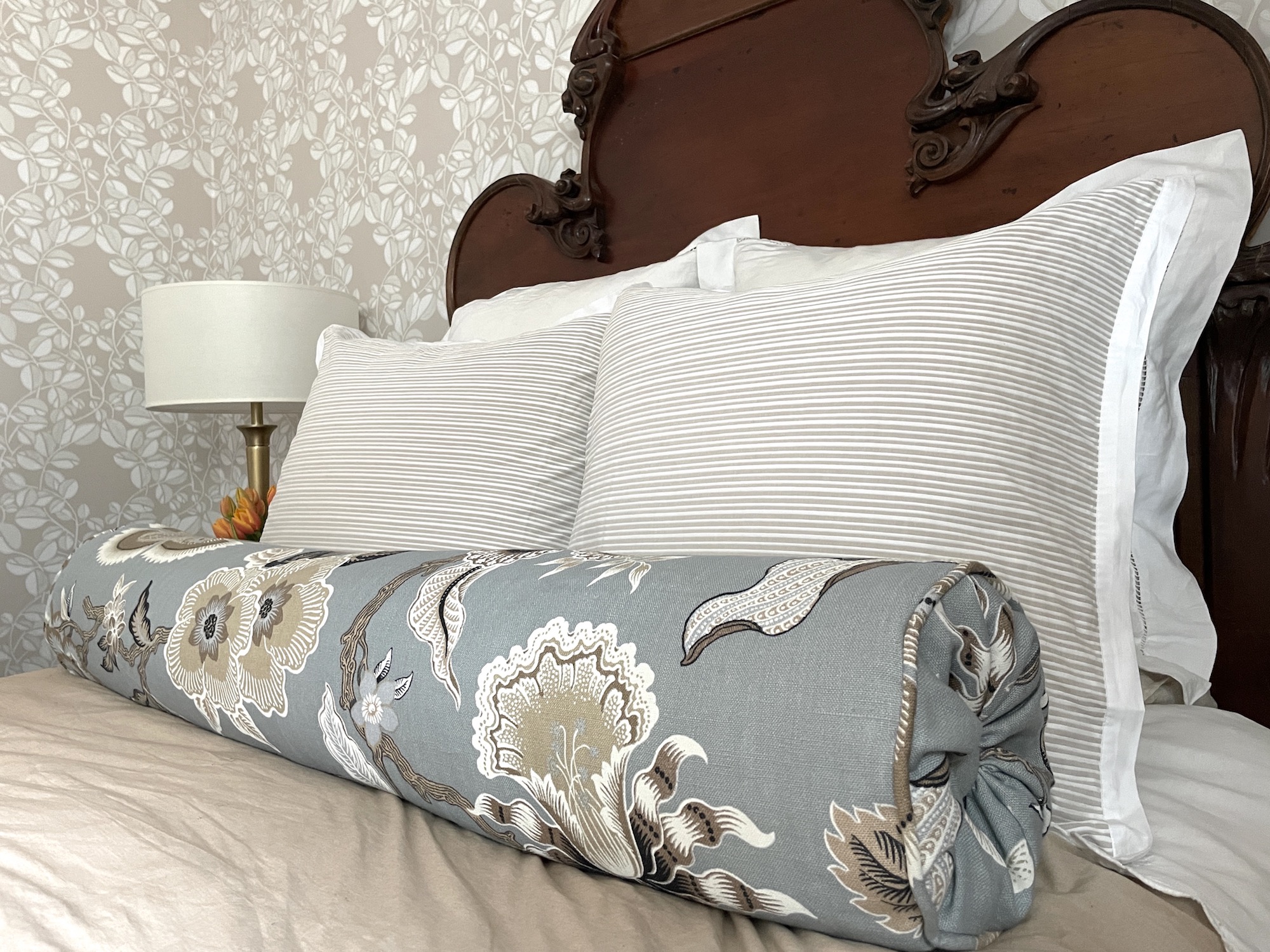 Why Not . . . Add a Traversin (aka Bolster) to your Bedroom?