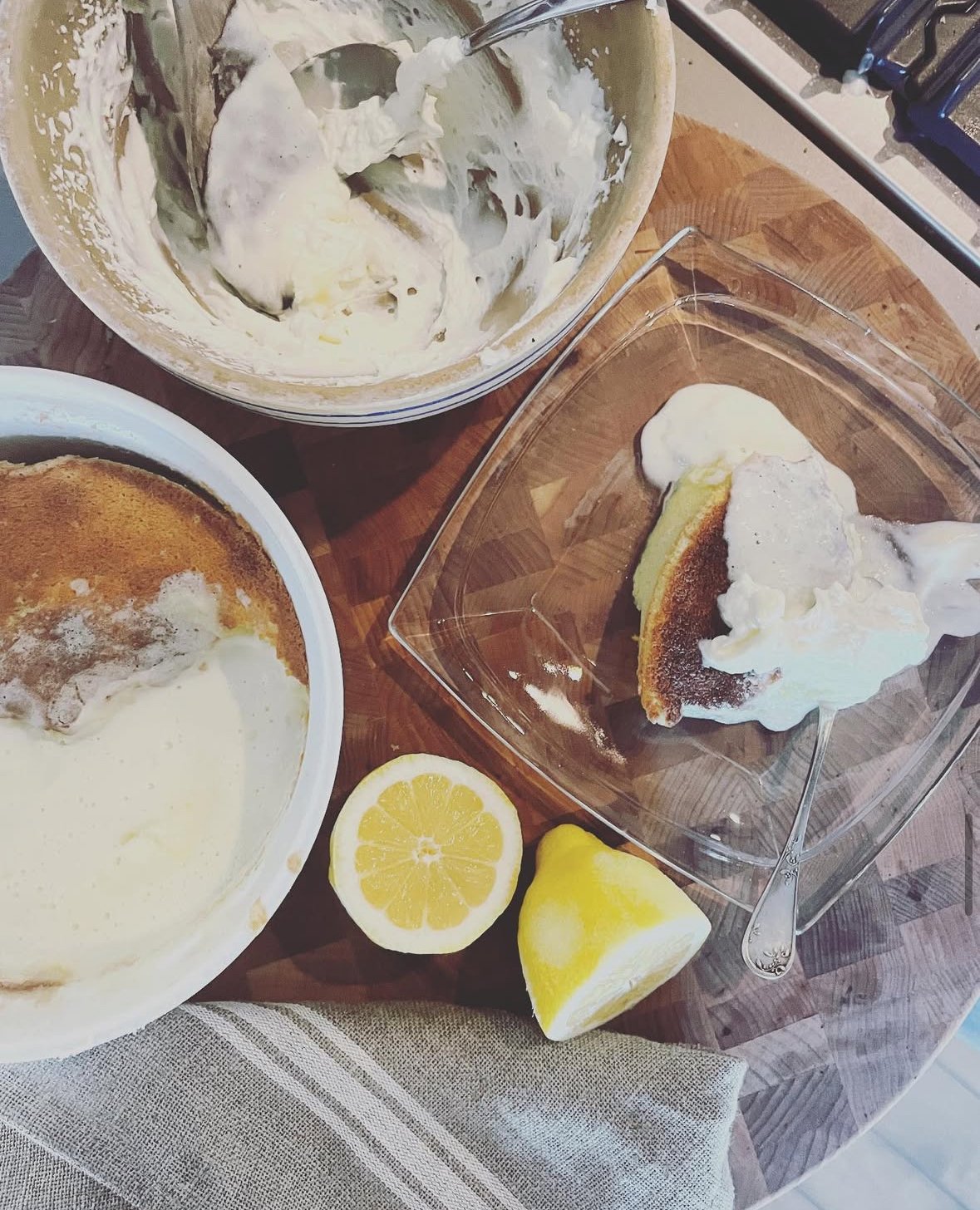 Lemon Soufflé Pudding