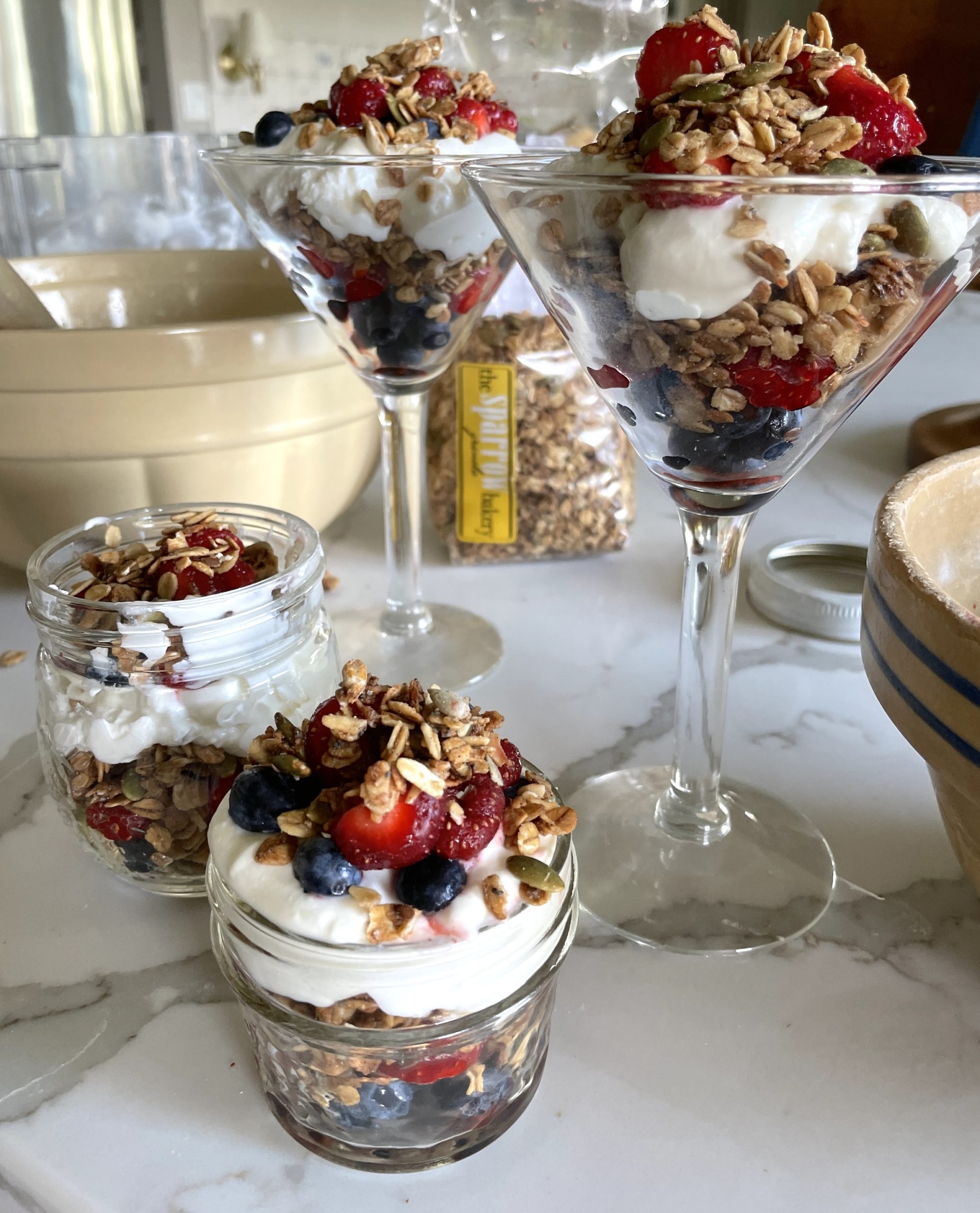 A Simple Summer Dessert: Homemade Ricotta Mousse with Fresh Berries