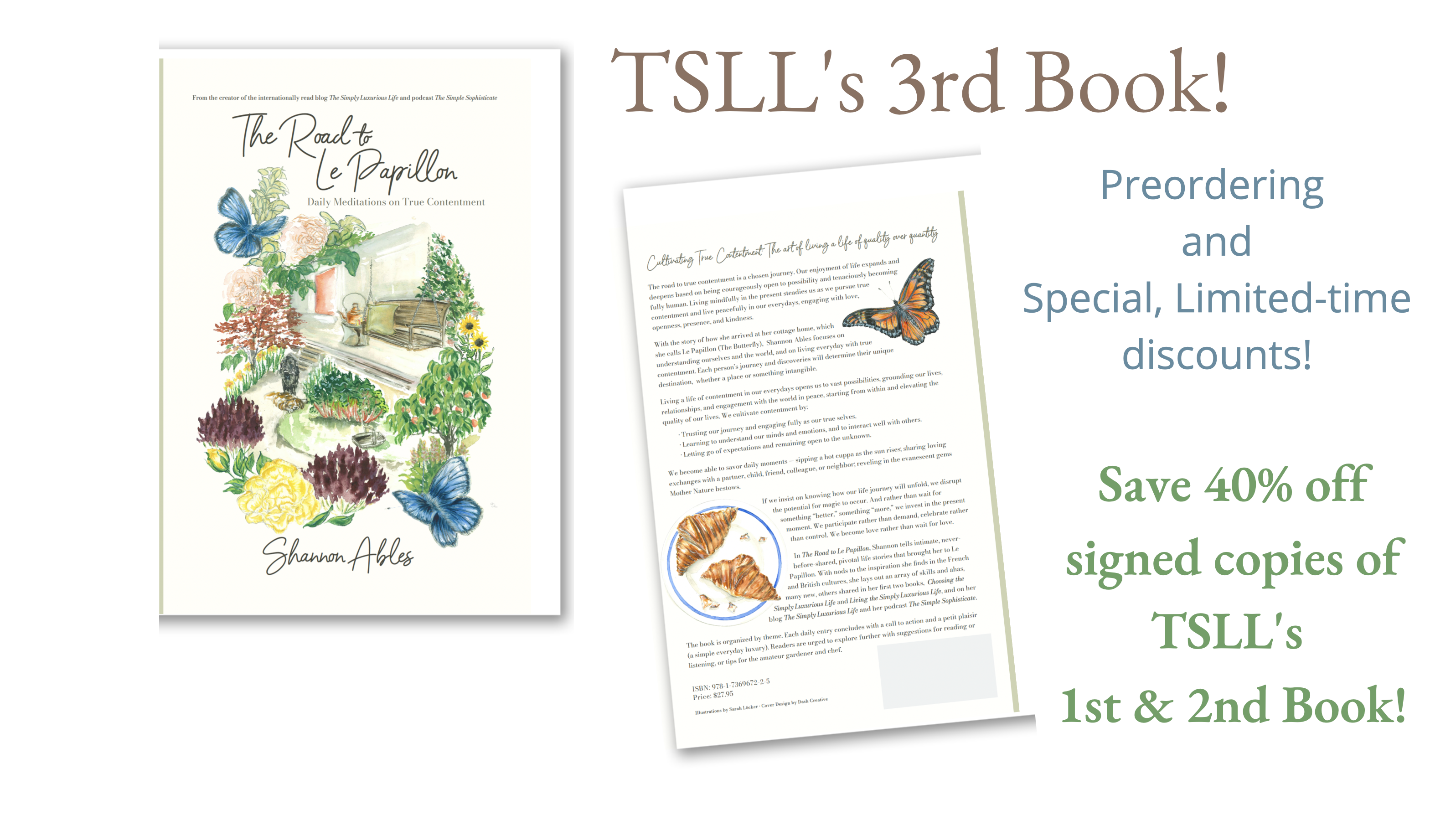 Preordering Signed Copies of TSLL’s 3rd Book & A Special Sale on Previous Books