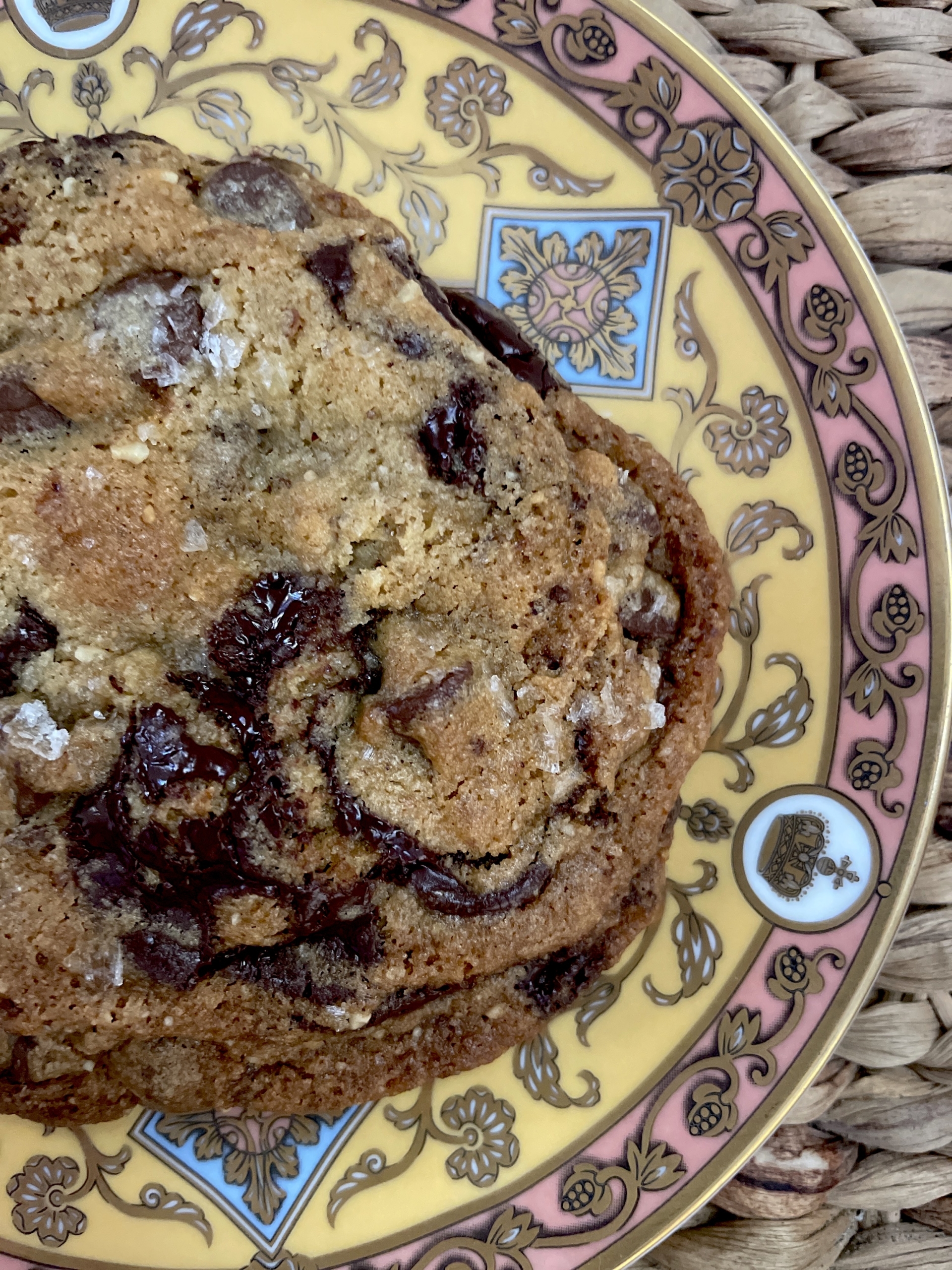 A Simply Luxurious Chocolate & Candied Hazelnut Cookie