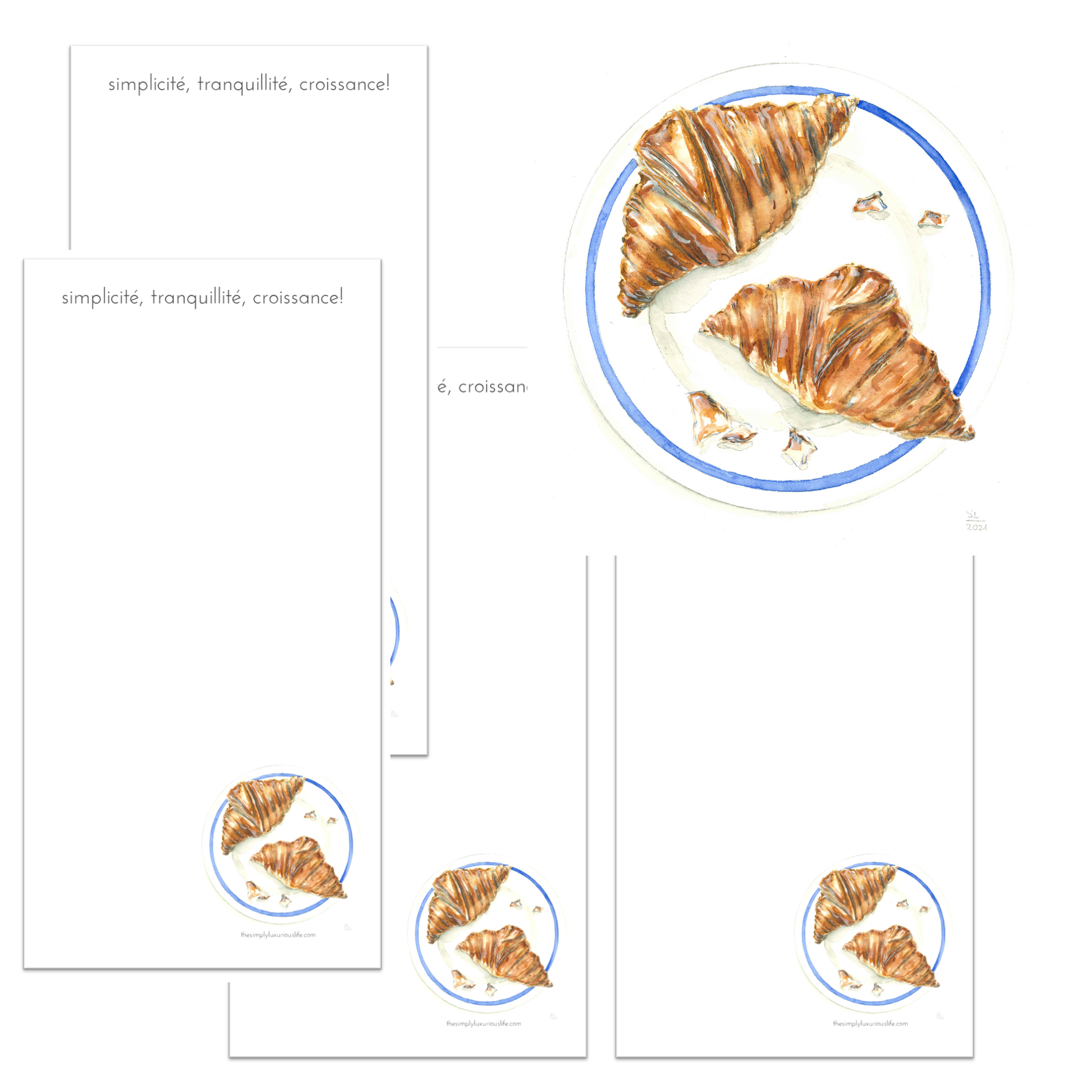 TSLL’s New Croissants Notepad is Now Available!