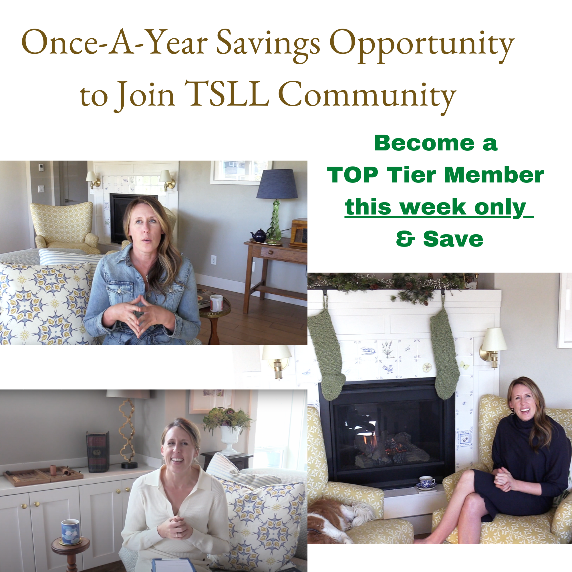 Become a TOP Tier Member: The Once-A-Year Opportunity to Save, this week only