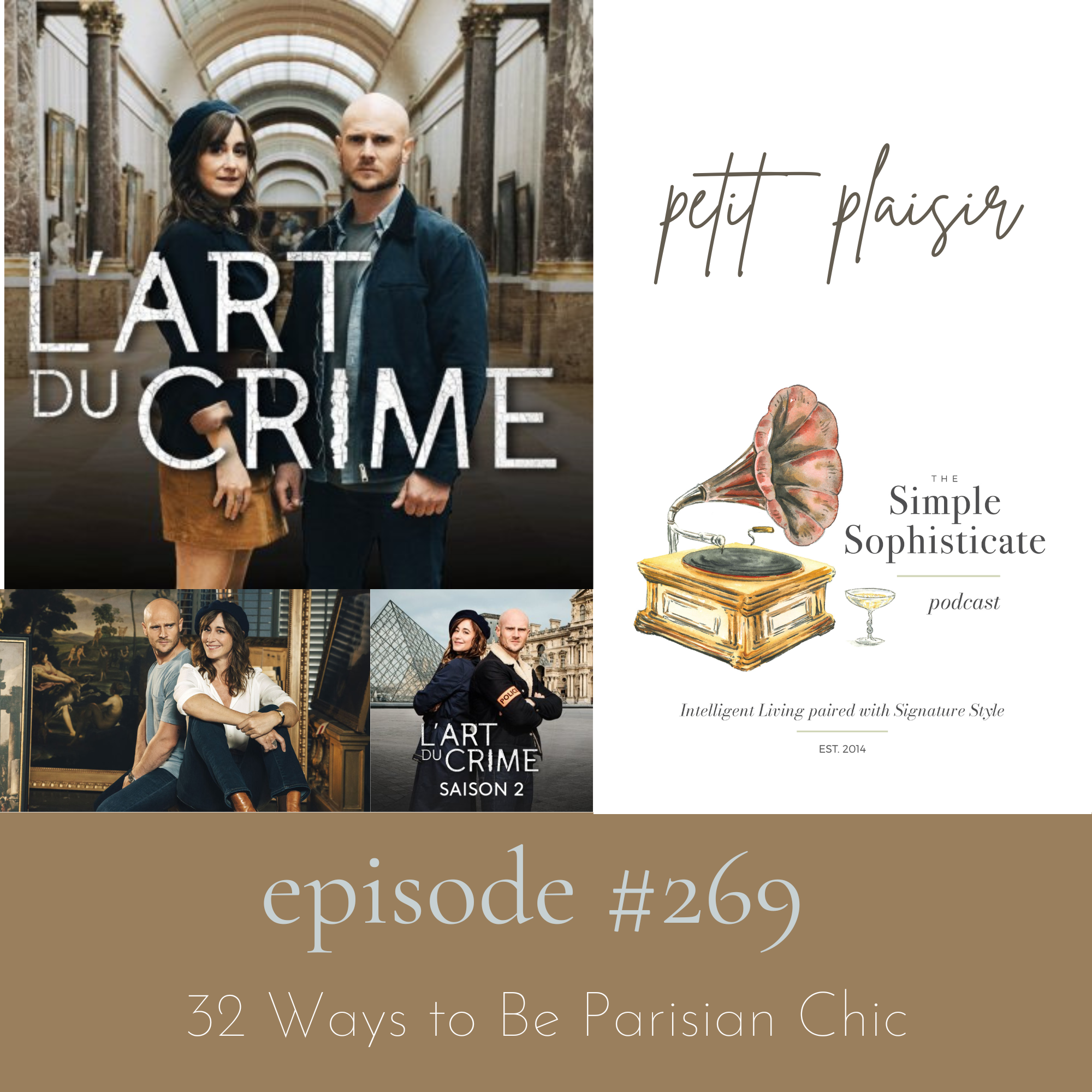 L’Art du Crime, French series: petit plaisir #269