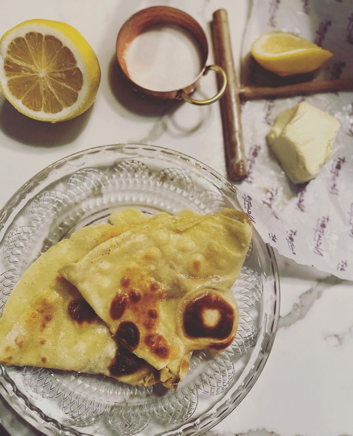 A Brown-Butter-Lemon-Sugar Crêpe: Dessert in the Middle of the Week Perfection