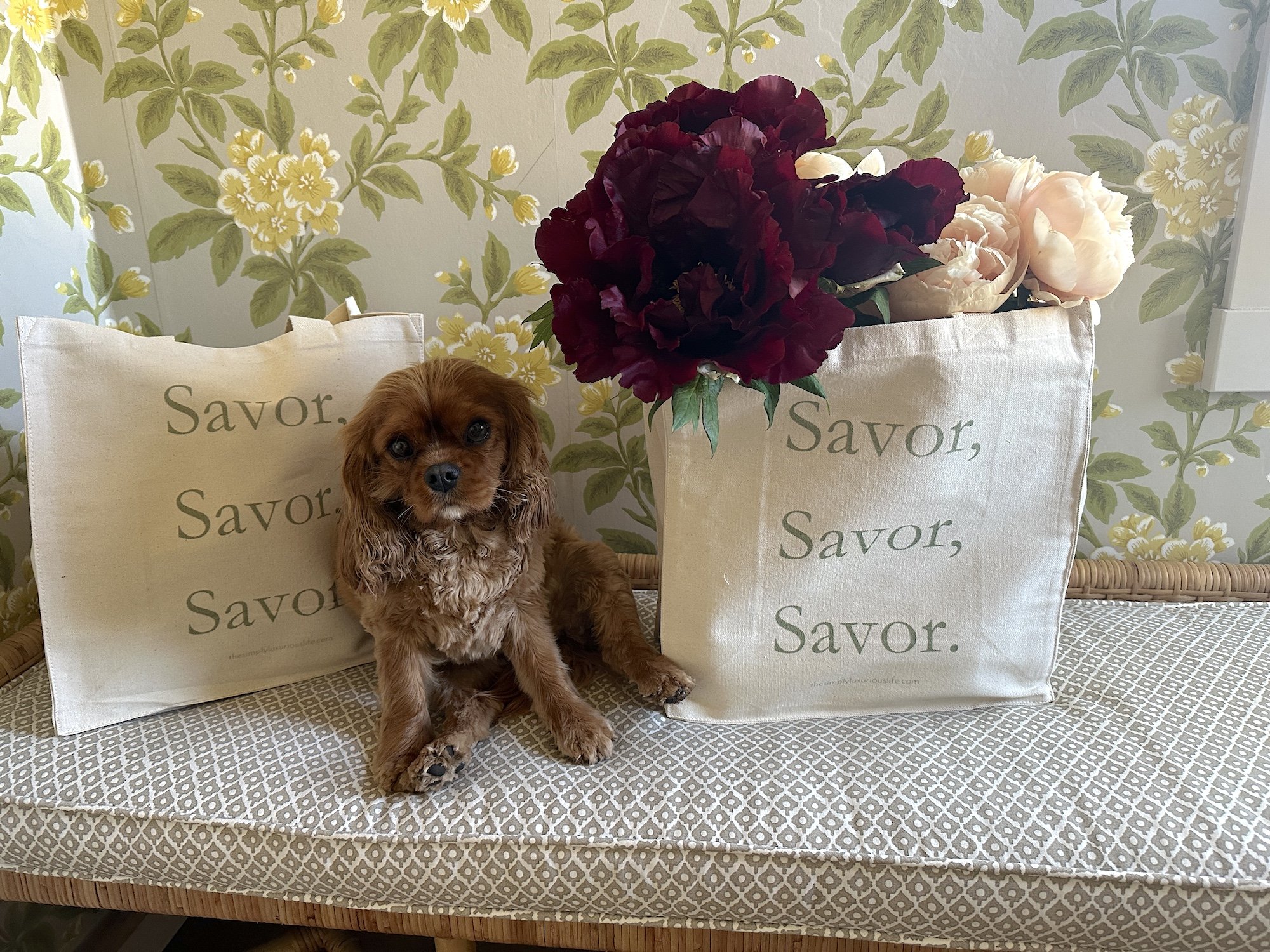 Share a Review & Purchase Your Exclusive Canvas Savor, Savor, Savor. Tote!