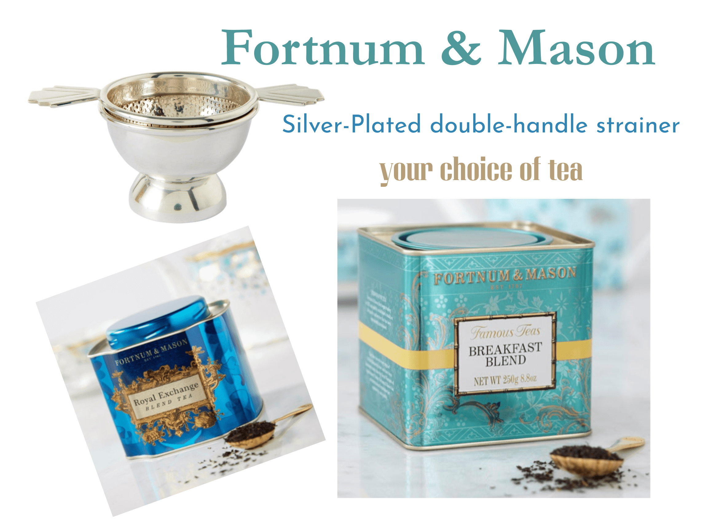The Grand Giveaway — F&M Tea & Silver-Plated Strainer