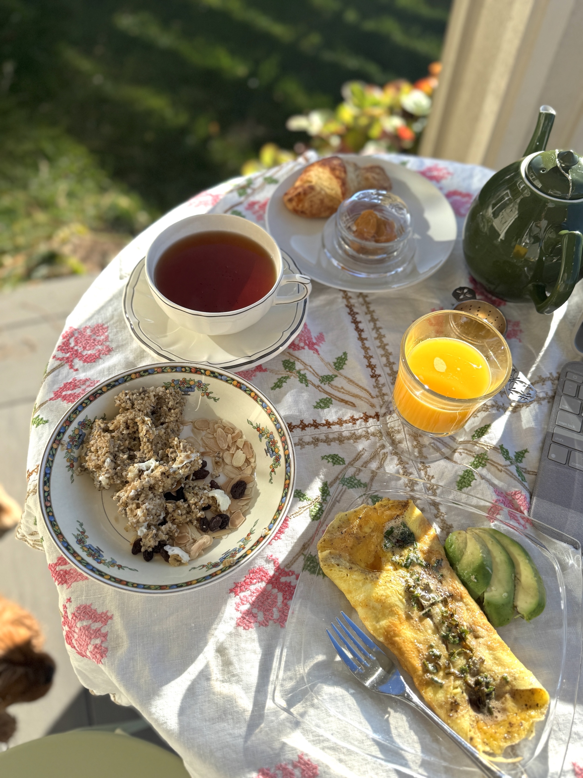 Breakfastnovembergardenporchteacup