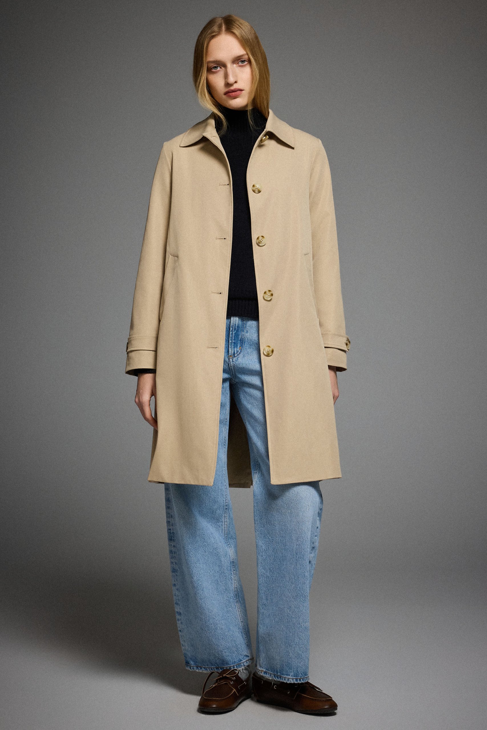 Orolay Women’s Mid-Long SIngle-breasted trench coat (many colors)