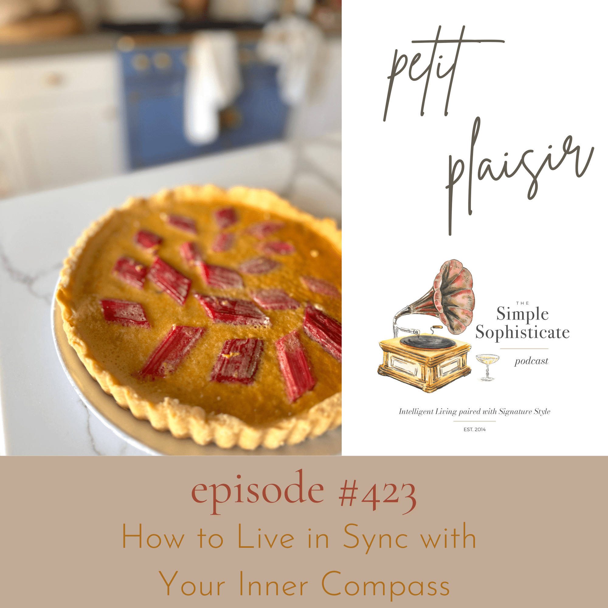 Rhubarb & Lemon Tart