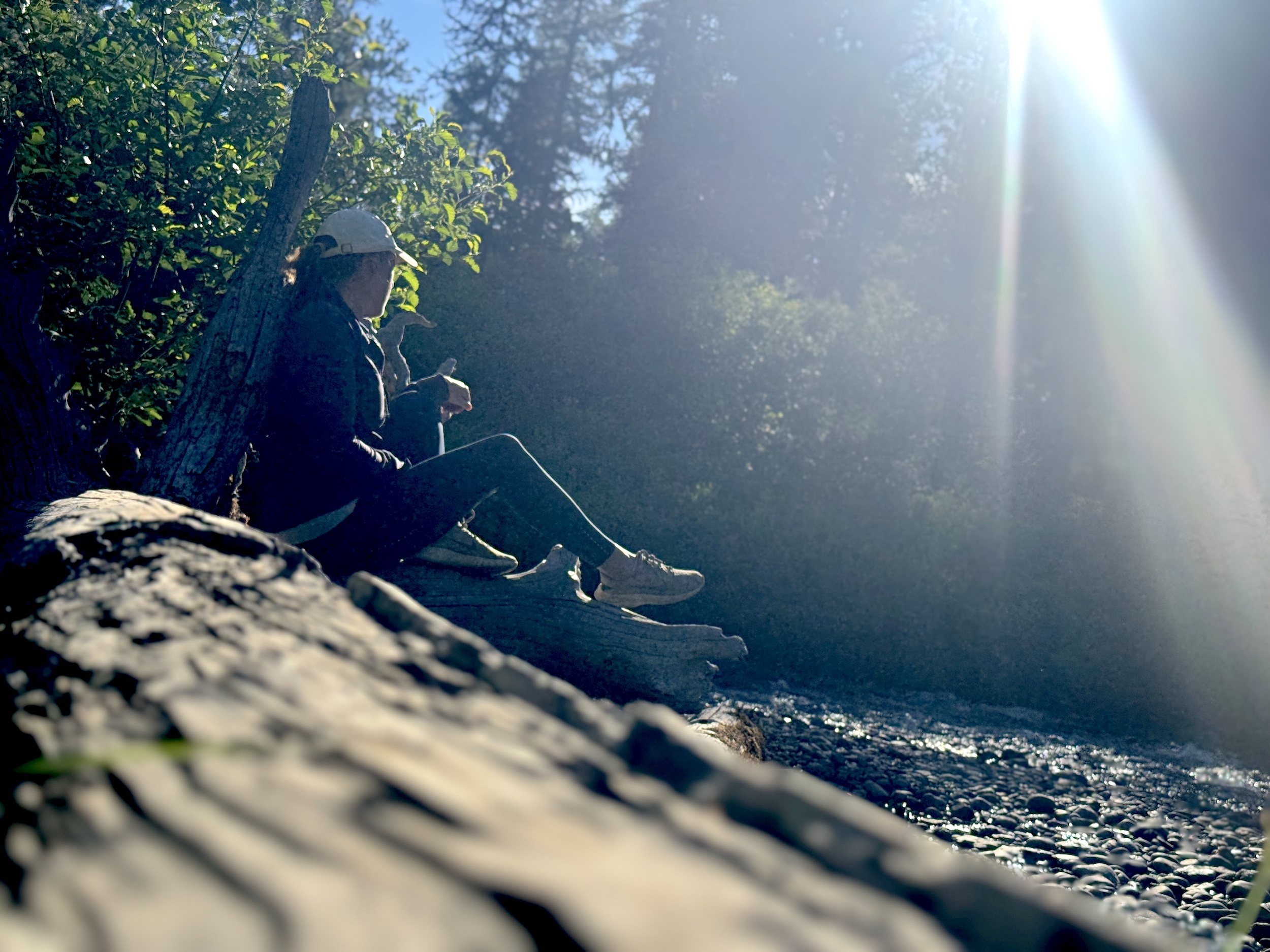 Sittingalongtheriverrunbreak