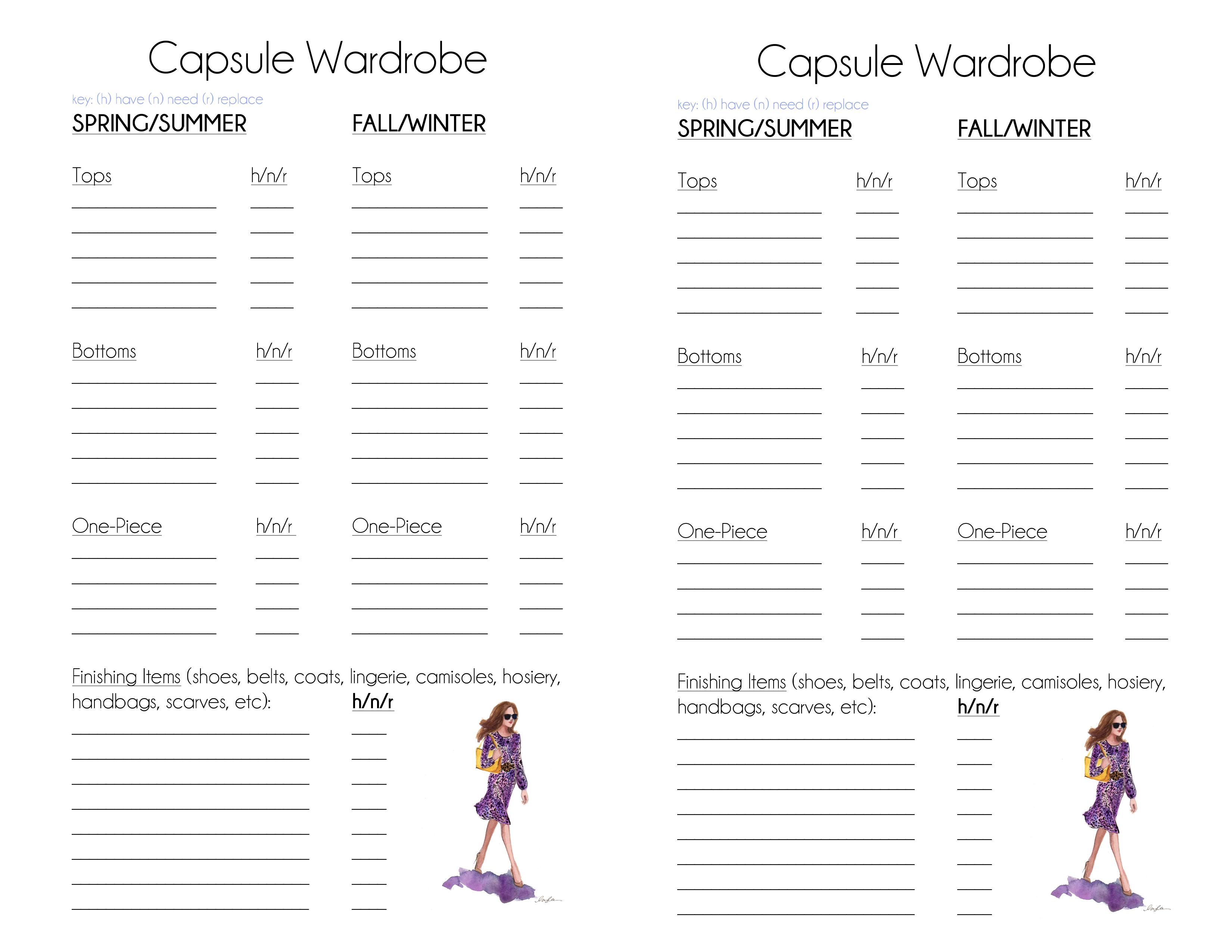 CLASSIC Capsule Wardrobe Planner The Simply Luxurious Life®